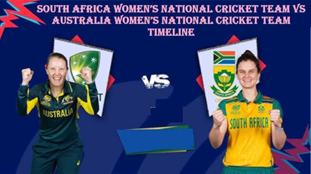 south africa women's national cricket team vs australia women's national cricket team timeline