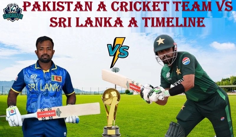 pakistan a cricket team vs sri lanka a timeline