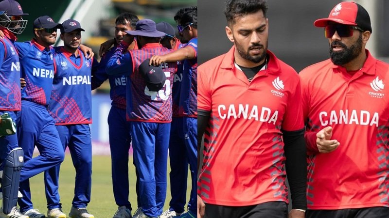 canada national cricket team vs nepal national cricket team timeline