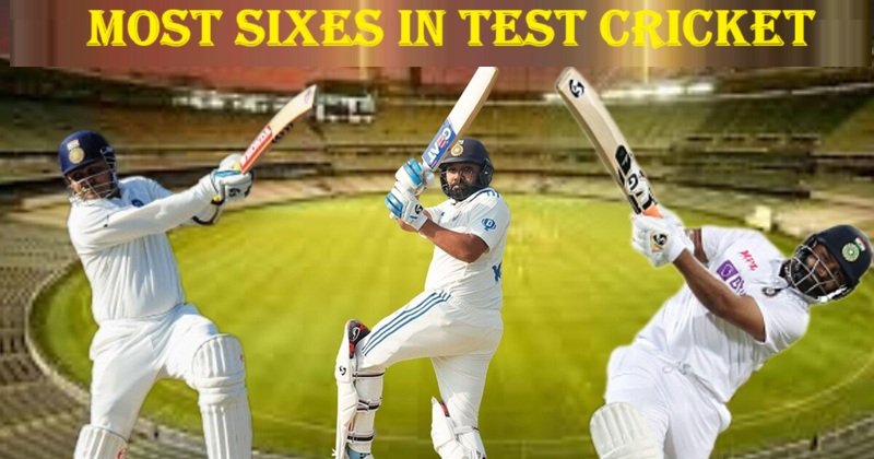 most sixes in test cricket