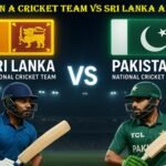 pakistan a cricket team vs sri lanka a timeline