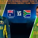 south africa women's national cricket team vs australia women's national cricket team timeline