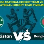 bangladesh national cricket team vs pakistan national cricket team timeline