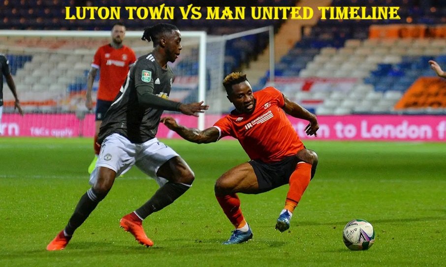 luton town vs man united timeline