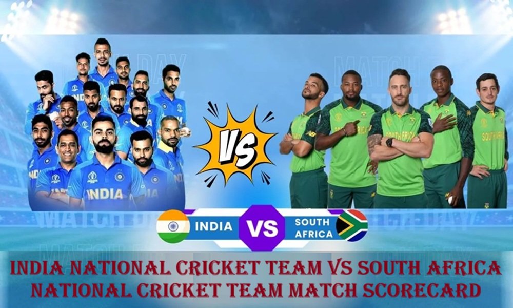 india national cricket team vs south africa national cricket team match scorecard