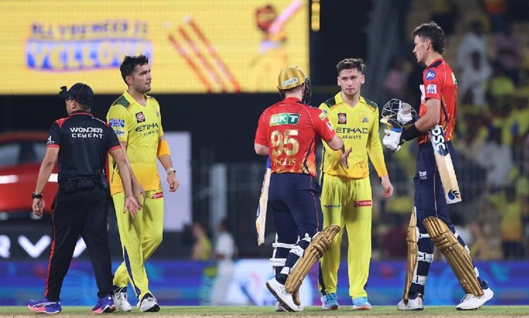 csk vs punjab kings match scorecard
