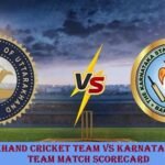 Uttarakhand Cricket Team vs Karnataka Cricket Team Match Scorecard