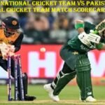 Sri Lanka National Cricket Team vs Pakistan National Cricket Team Match Scorecard