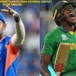 Africa National Cricket Team vs India National Cricket Team Timeline