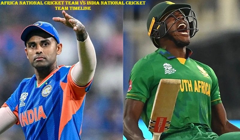Africa National Cricket Team vs India National Cricket Team Timeline