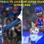 Delhi Capitals vs Lucknow Super Giants Match Scorecard
