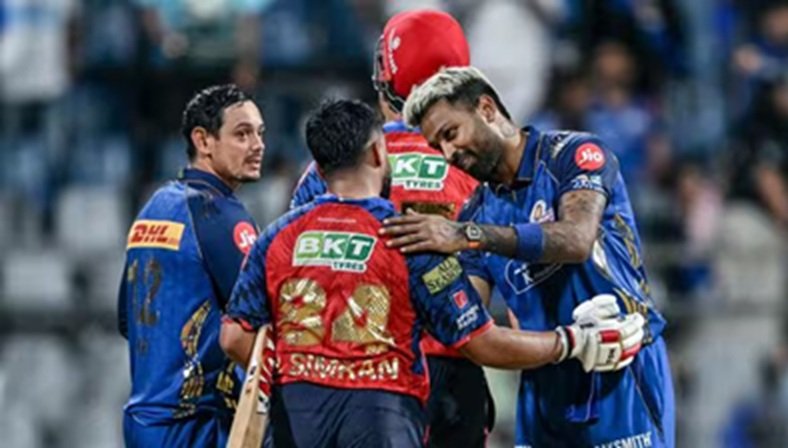 mumbai indians vs punjab kings match scorecard